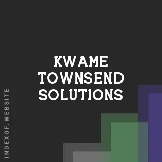 Kwame Townsend Solutions | Indexof