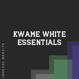 Kwame White Essentials | Indexof