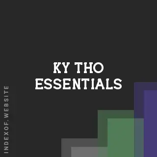 Ky Tho Essentials | Indexof
