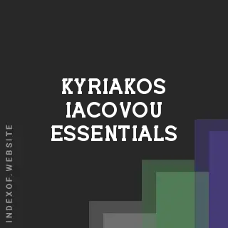 Kyriakos Iacovou Essentials | Indexof