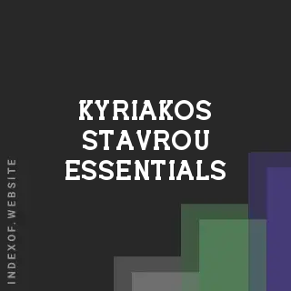 Kyriakos Stavrou Essentials | Indexof