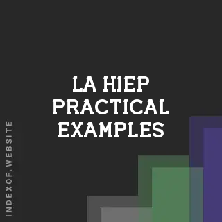 La Hiep Practical Examples | Indexof