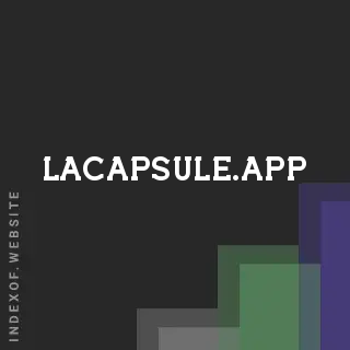 lacapsule.app by Yusmary Figueroa site -  Indexof