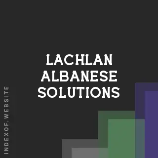Lachlan Albanese Solutions | Indexof