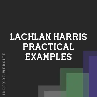 Lachlan Harris Practical Examples | Indexof