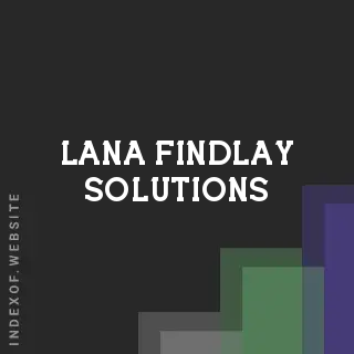 Lana Findlay Solutions | Indexof