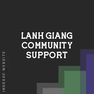 Lanh Giang Community Support | Indexof