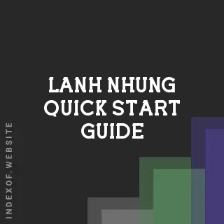 Lanh Nhung Quick Start Guide | Indexof