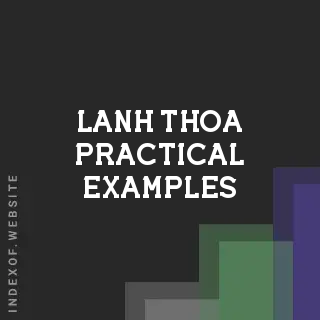 Lanh Thoa Practical Examples | Indexof