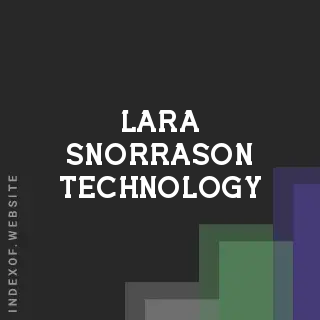 Lara Snorrason Technology | Indexof