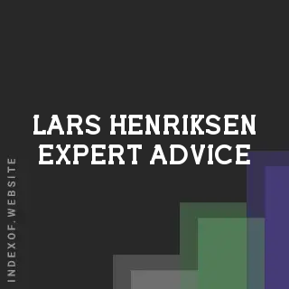 Lars Henriksen Expert Advice | Indexof