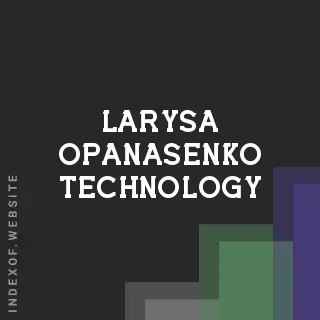 Larysa Opanasenko Technology | Indexof