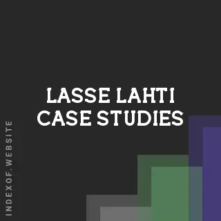 Lasse Lahti Case Studies | Indexof