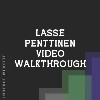 Lasse Penttinen Video Walkthrough | Indexof