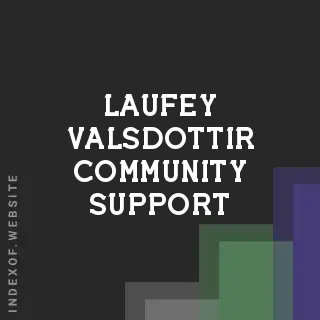 Laufey Valsdottir Community Support | Indexof