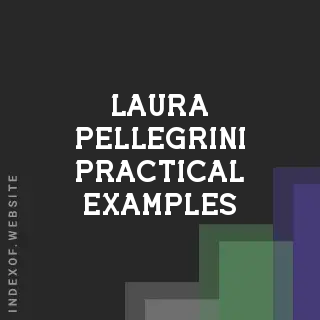 Laura Pellegrini Practical Examples | Indexof