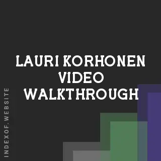 Lauri Korhonen Video Walkthrough | Indexof