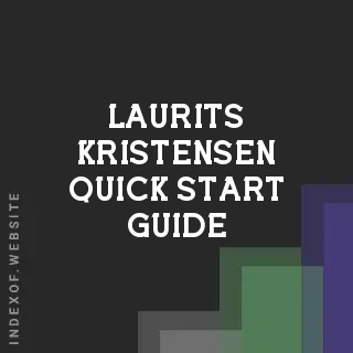 Laurits Kristensen Quick Start Guide | Indexof