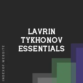 Lavrin Tykhonov Essentials | Indexof