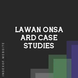 Lawan Onsa-ard Case Studies | Indexof