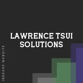 Lawrence Tsui Solutions | Indexof