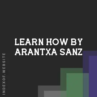 Learn How by Arantxa Sanz | Indexof
