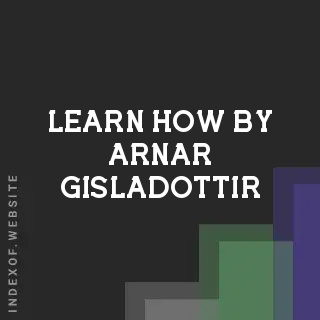Learn How by Arnar Gisladottir | Indexof