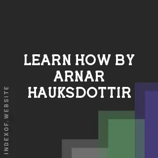 Learn How by Arnar Hauksdottir | Indexof