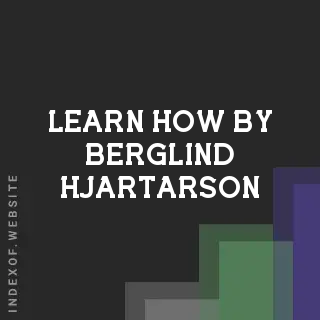 Learn How by Berglind Hjartarson | Indexof
