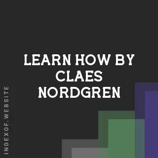 Learn How by Claes Nordgren | Indexof