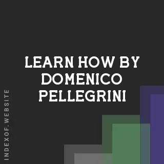 Learn How by Domenico Pellegrini | Indexof