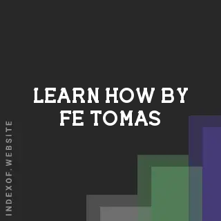 Learn How by Fe Tomas | Indexof