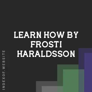 Learn How by Frosti Haraldsson | Indexof