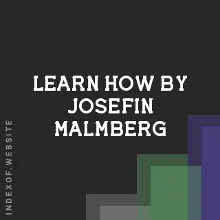 Learn How by Josefin Malmberg | Indexof