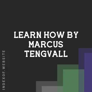 Learn How by Marcus Tengvall | Indexof