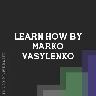 Learn How by Marko Vasylenko | Indexof