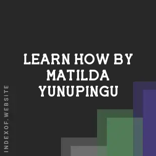 Learn How by Matilda Yunupingu | Indexof