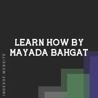 Learn How by Mayada Bahgat | Indexof