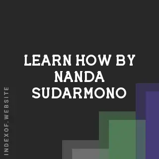 Learn How by Nanda Sudarmono | Indexof