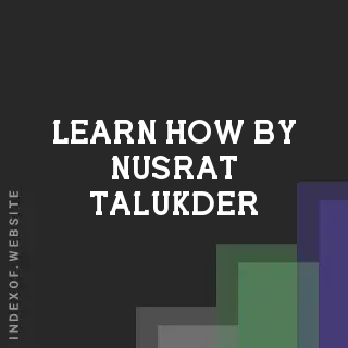 Learn How by Nusrat Talukder | Indexof