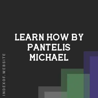 Learn How by Pantelis Michael | Indexof