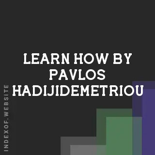 Learn How by Pavlos Hadijidemetriou | Indexof