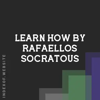 Learn How by Rafaellos Socratous | Indexof