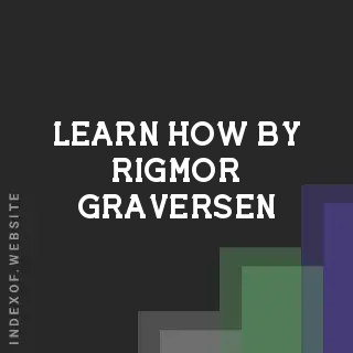 Learn How by Rigmor Graversen | Indexof
