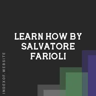 Learn How by Salvatore Farioli | Indexof