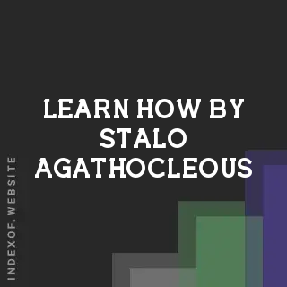 Learn How by Stalo Agathocleous | Indexof
