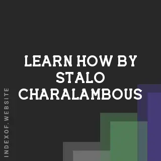 Learn How by Stalo Charalambous | Indexof