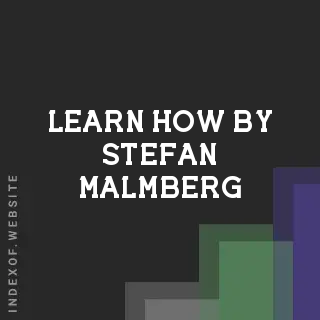 Learn How by Stefan Malmberg | Indexof