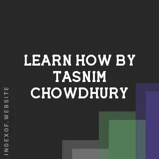 Learn How by Tasnim Chowdhury | Indexof