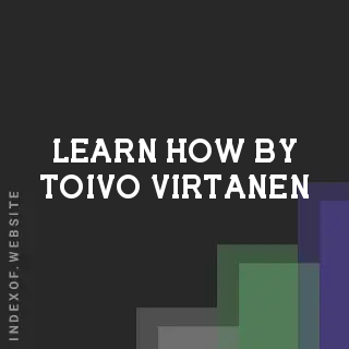 Learn How by Toivo Virtanen | Indexof